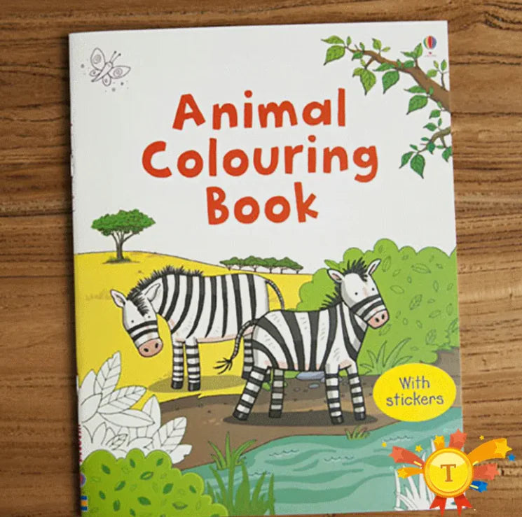 Coloring Sticker Book