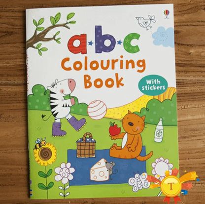 Coloring Sticker Book