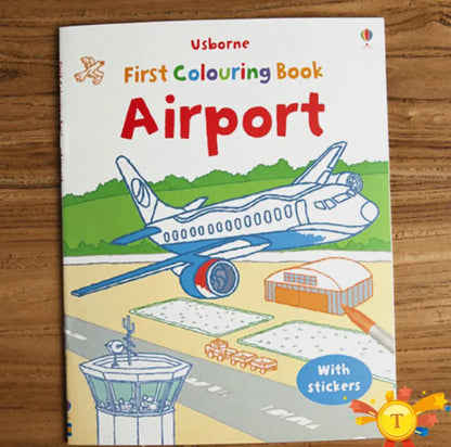 Coloring Sticker Book